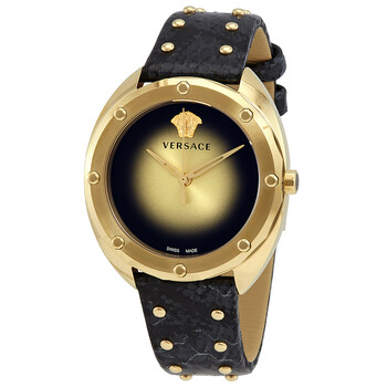 Đồng hồ nữ Versace Shadov Quartz mặt số Champagne VEBM00318 chính hãng