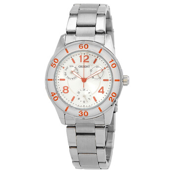 Đồng hồ Orient Quartz mặt trắng nữ FUT0J003W chính hãng