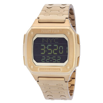 Đồng hồ Philipp Plein Hyper Shock Quartz mặt đen unisex PWHAA0621 chính hãng