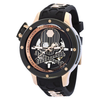 Đồng hồ Philipp Plein Hyper Sport Automatic mặt đen cho nam PWUAA0623 chính hãng