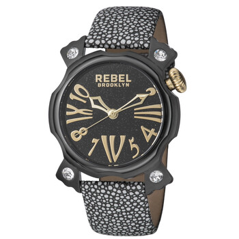 Đồng hồ Rebel Coney Island mặt đen RB104-6071 chính hãng
