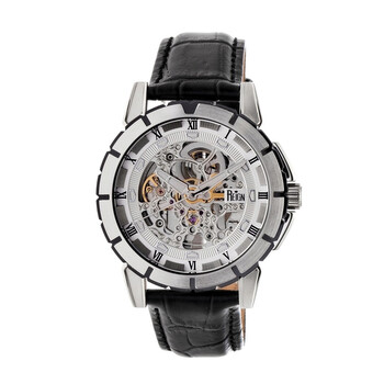 Đồng hồ Reign Philippe Automatic Silver Skeleton RN4603 nam chính hãng
