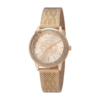 Đồng hồ Roberto Cavalli nữ mặt số vàng hồng RC5L037M1045 chính hãng