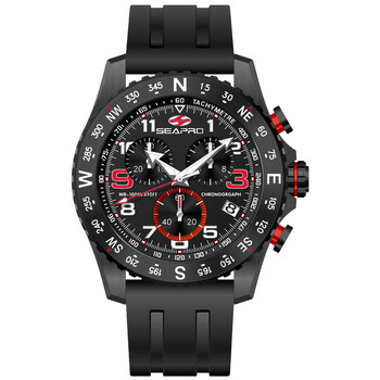 Đồng hồ nam Seapro Gallantry mặt đen SP9730 chính hãng