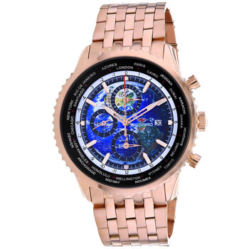 Đồng hồ Seapro Meridian World Timer GMT SP7321 mặt xanh cho nam chính hãng