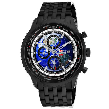 Đồng hồ Seapro Meridian World Timer GMT SP7322 mặt xanh nam chính hãng
