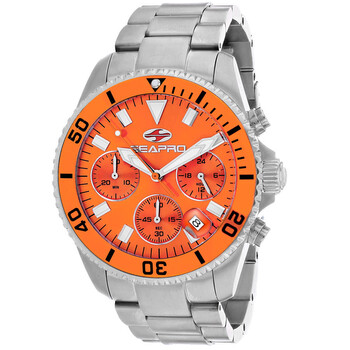 Đồng hồ nam Seapro Scuba 200 Chrono mặt cam SP4355 chính hãng