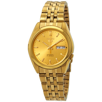 Đồng hồ Seiko 5 Automatic mặt số vàng SNK366 nam chính hãng
