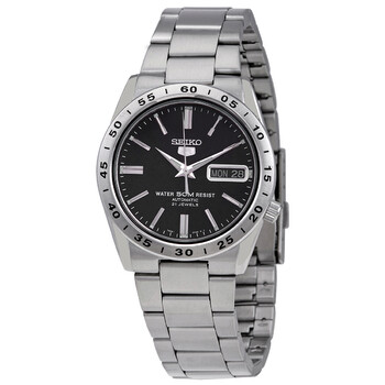 Đồng hồ Seiko 5 Automatic mặt đen nam SNKE01K1 chính hãng