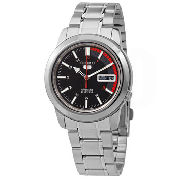 Đồng hồ Seiko 5 Automatic mặt đen SNKK31K1 nam chính hãng