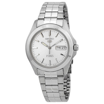Đồng hồ Seiko 5 Automatic mặt bạc nam SNKK87K1 chính hãng