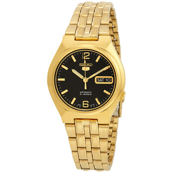 Đồng hồ Seiko 5 Automatic mặt đen SNKL66 nam chính hãng