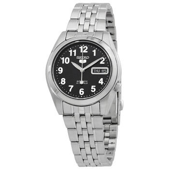 Đồng hồ Seiko 5 Automatic mặt đen nam SNK381K1 chính hãng