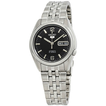 Đồng hồ Seiko 5 Automatic mặt đen SNK393K1 chính hãng