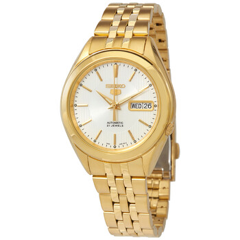 Đồng hồ Seiko 5 Automatic mặt bạc nam SNKL26K1 chính hãng