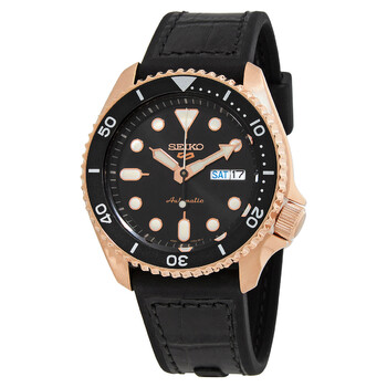 Đồng hồ Seiko 5 Sports SRPD76K1 mặt đen nam chính hãng