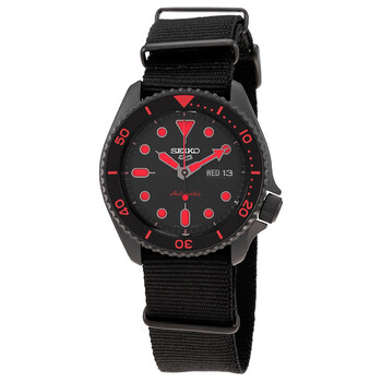 Đồng hồ Seiko 5 Sports Automatic mặt đen nam SRPD83K1 chính hãng