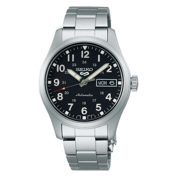 Đồng hồ Seiko 5 Sports Automatic mặt đen SRPJ81 chính hãng