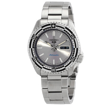 Đồng hồ Seiko 5 Sports Automatic mặt bạc nam SRPK09K1 chính hãng