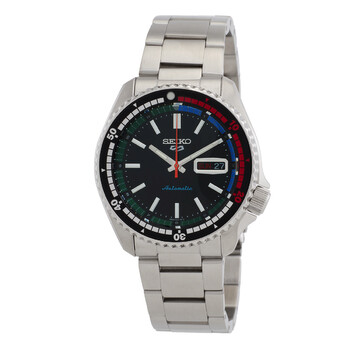 Đồng hồ Seiko 5 Sports SRPK13K1 mặt đen nam chính hãng