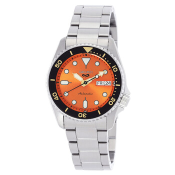 Đồng hồ Seiko 5 Automatic mặt cam unisex SRPK35 chính hãng