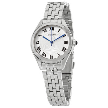 Đồng hồ Seiko Classic Quartz mặt trắng nữ SUR327 chính hãng