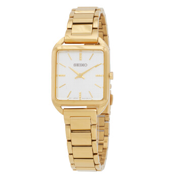 Đồng hồ Seiko Essentials Quartz Nữ Mặt Vàng SWR078 chính hãng