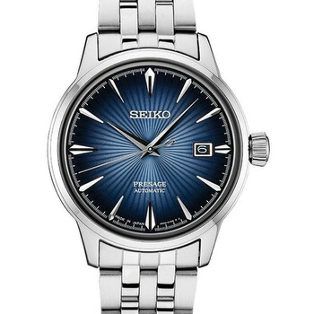 Đồng hồ Seiko Presage Automatic mặt đen xanh SRPB41 nam chính hãng