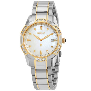 Đồng hồ Seiko SKK728P1 nữ mặt trắng hai tông màu chính hãng