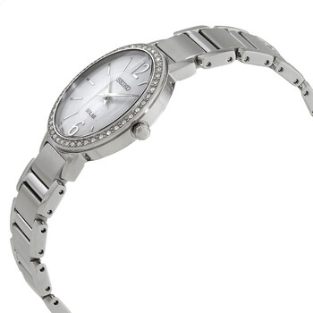 Đồng hồ Seiko Solar mặt ngọc trai nữ SUP467P1 chính hãng