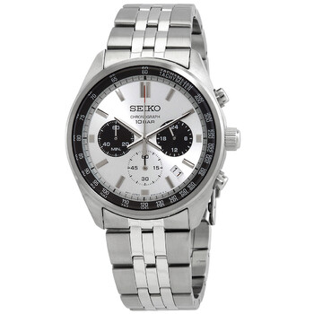 Đồng hồ Seiko Chronograph Quartz mặt trắng nam SSB425P1 chính hãng