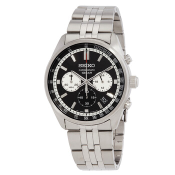 Đồng hồ Seiko Chronograph Quartz mặt đen SSB429P1 nam chính hãng