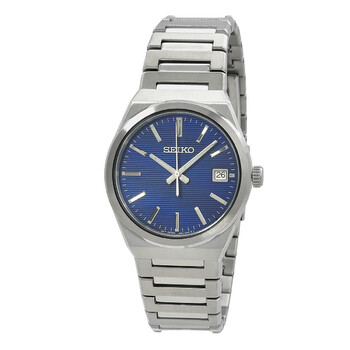 Đồng hồ Seiko Classic Quartz mặt xanh nam SUR555P1 chính hãng