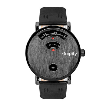 Đồng hồ Simplify 7000 mặt đen unisex SIM7004 chính hãng