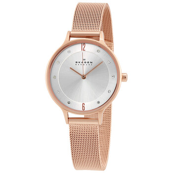 Đồng hồ Skagen Anita mặt bạc vàng hồng SKW2151 chính hãng