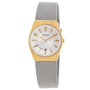 Đồng hồ Skagen SKW3051 nữ mặt bạc chính hãng