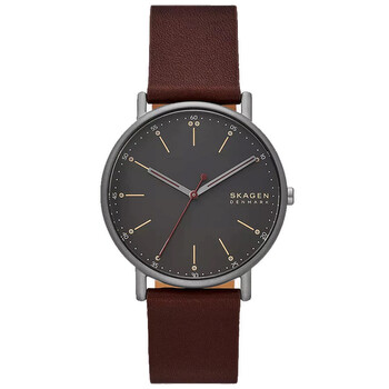 Đồng hồ Skagen Signatur Quartz mặt đen nam SKW6860 chính hãng