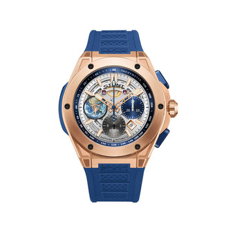 Đồng hồ Stunt The Planetarium Chronograph ST-04 RWU nam mặt xanh chính hãng