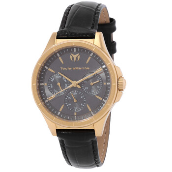 Đồng hồ Technomarine MoonSun Quartz mặt đen TM-822059 chính hãng