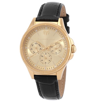 Đồng hồ Technomarine MoonSun Quartz mặt vàng TM-822060 chính hãng