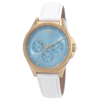 Đồng hồ Technomarine MoonSun Quartz mặt xanh dương unisex TM-822061 chính hãng