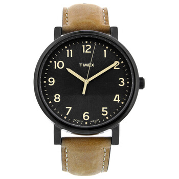 Đồng hồ Timex da đen nâu T2N677 cho nam chính hãng