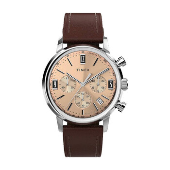 Đồng hồ nam Timex Marlin Chronograph mặt số vàng hồng TW2W51400 chính hãng