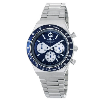 Đồng hồ nam Timex Q Chronograph mặt xanh TW2W51600 chính hãng