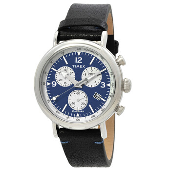 Đồng hồ nam Timex Standard Chronograph mặt số xanh TW2V71100 chính hãng
