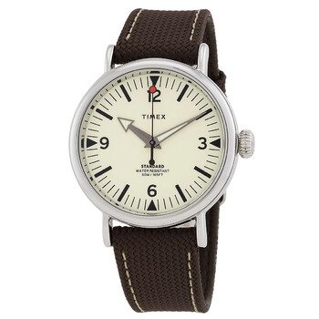 Đồng hồ nam Timex Standard Quartz mặt kem TW2V44100 chính hãng