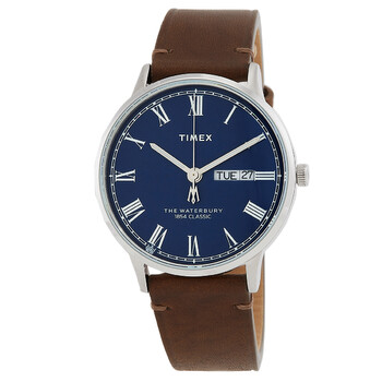 Đồng hồ nam Timex Waterbury Classic mặt xanh TW2W14900 chính hãng