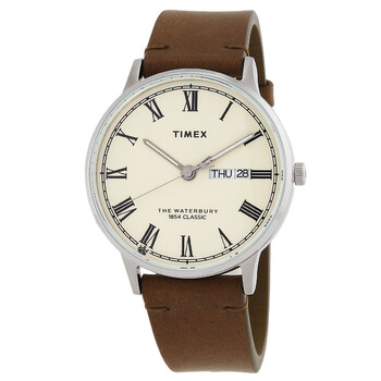 Đồng hồ nam Timex Waterbury Classic mặt kem TW2W50600 chính hãng