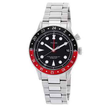 Đồng hồ nam Timex Waterbury GMT mặt đen TW2W22700 chính hãng