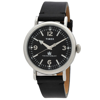 Đồng hồ nam Timex Waterbury Standard mặt đen TW2W20200 chính hãng